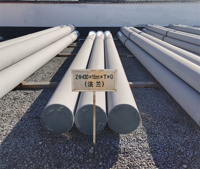 平湖430×15米×T×G砼电力电杆